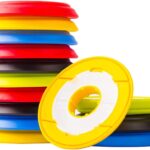 10 Pcs 60mm Silicone Fishing Line Storage Holders Fishing String Spools Fishing Line Winding Boards Line Keeper Fishing Rig Organizer
