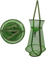 Foldable Fish Cage/Fishing Net/Fish Basket/Fish Pocket Shrimp Basket for Bait Crayfish Fish Crab Fish Shrimp,Foldable Fishing Mesh Trap