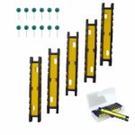 5PCS Fishing Hook Holder Fishing Leader Line Board Organizer for Storing Fishing Line Rigs Holder， with Tackle Box