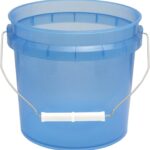 1 Gallon Translucent Pail - Blue