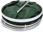 Collapsible Fish Keeping Net - Rubberized Mesh Fishing Basket - Foldable Fish Live Well for Dock & Kayak - Keep Bait and Fish Alive