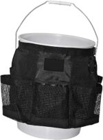 Multi Purpose Car Bucket Wash Tool Organizer Container, Fishing Bucket Storage Bag for 5 Gallon Bucket Hiking Camping Cooking Cleaning Garden Fishing Tools Supplier Bag