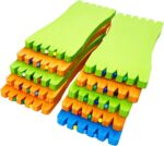 Fishing Leader Line Hook Holder Organizer Foam Board Snelled Fishing Hooks Keeper Leader Wallet Pack of 10
