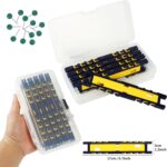 Fishing Leader Line Board Organizer: 5pcs Snelled Small Hook Holder for Leader Line Rig and 2 Lure Wrap Cover with Tackle Box - Image 2