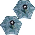 Fishing Net Trap Portable Folded Foldable Crab Net Cast Dip Bait Fish Shrimp Crawfish Langostino Cage mesh Automatic (Small Size,Pack of 2,for Kids)