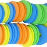 20PCS Round Fishing Line Foam Spools - 68mm/2.68inch Storage Holders, Rigs & Hooks Boards, Winding Boards - Random Colors