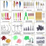Fishing Lures Baits Tackle Including , Spinnerbaits, Plastic Wo, Jigs,  Lures, Tackle Box and More Fishing Gear Lures Kit Set, 102/302 Fishing Lure Tackle - Image 2
