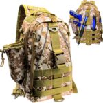 Lightweight Fishing Sling Bag with Plenty Storage Space, Tackle Box, Rod Holder - Desert Backpack for Men and Women
