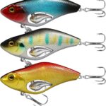for Saltwater and Freshwater, Realistic Fishing Lures for Bass Trout Crappie Walleye Pike Bluegill Salmon, Swimbait for Bass Fishing, Amazing Fishing Gear Gifts for Family Fishing