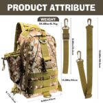 Lightweight Fishing Sling Bag with Plenty Storage Space, Tackle Box, Rod Holder - Desert Backpack for Men and Women - Image 2