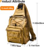 Fishing Backpack - Sling Bag with Rod Holder - Fly Fishing Tackle Bag - Gifts for Men and Women - Image 2
