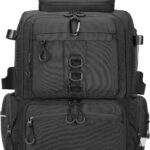 Fishing Tackle Backpack, 45L Storage Waterproof Travel Bag Store Fishing Gear with Insulated Top Pocket